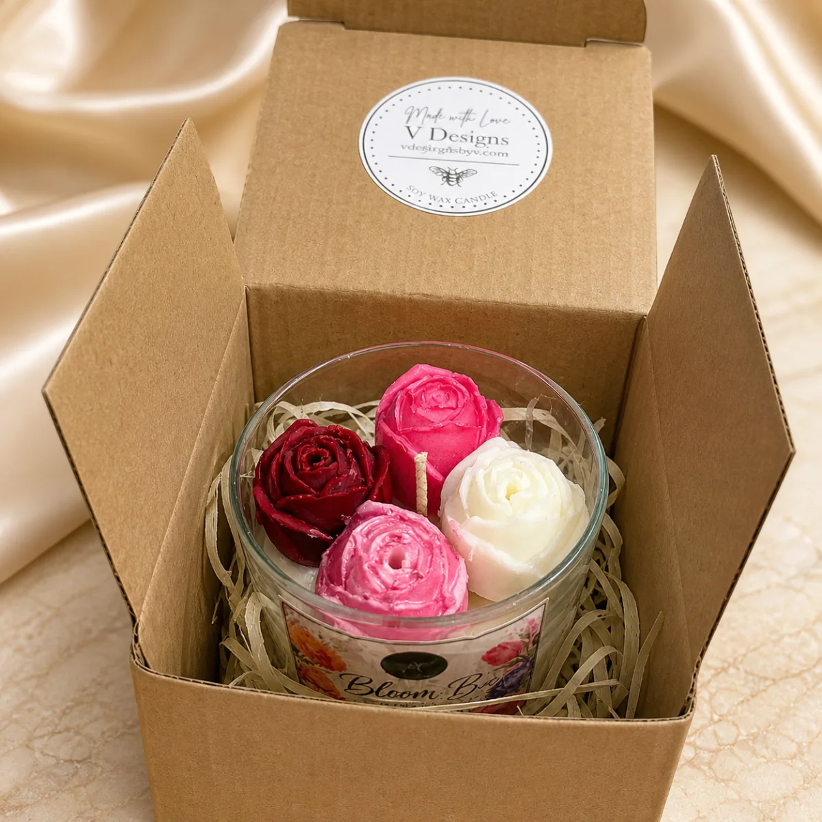 Floral Rose Gift Box